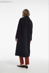 SHORT PILE KNIT TWILL MANUAL COAT
